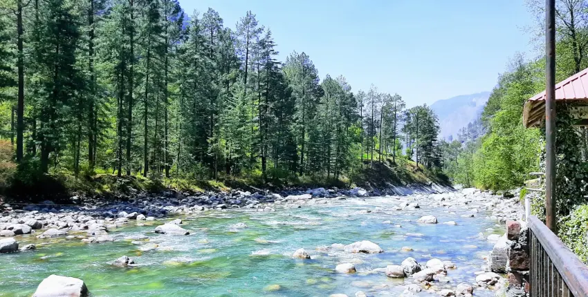 Beautiful View of Parvati Valley