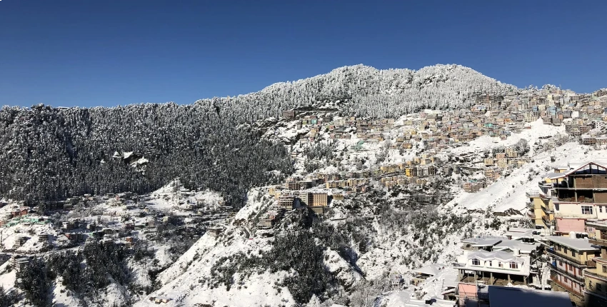 Winter view of Shimla