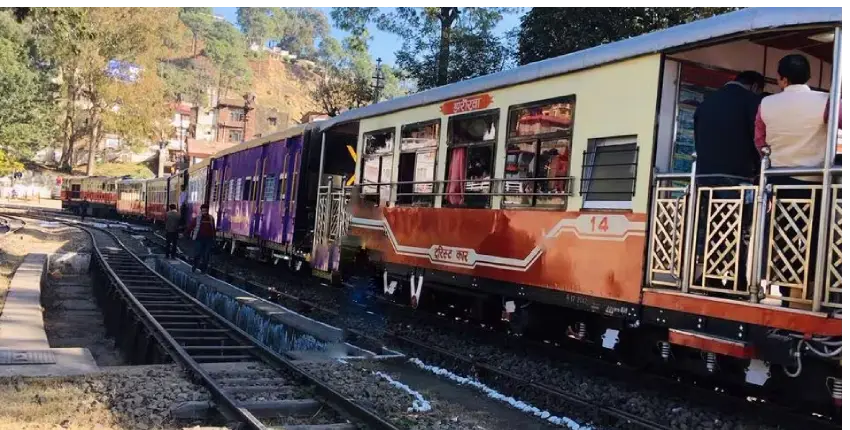 Aboard the Kalka-Shimla Toy Train