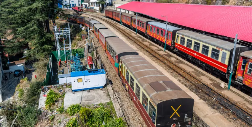 The Kalka-Shimla Toy Train's Serpentine Path
