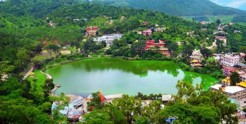 Beautiful view of Rewalsar Lake