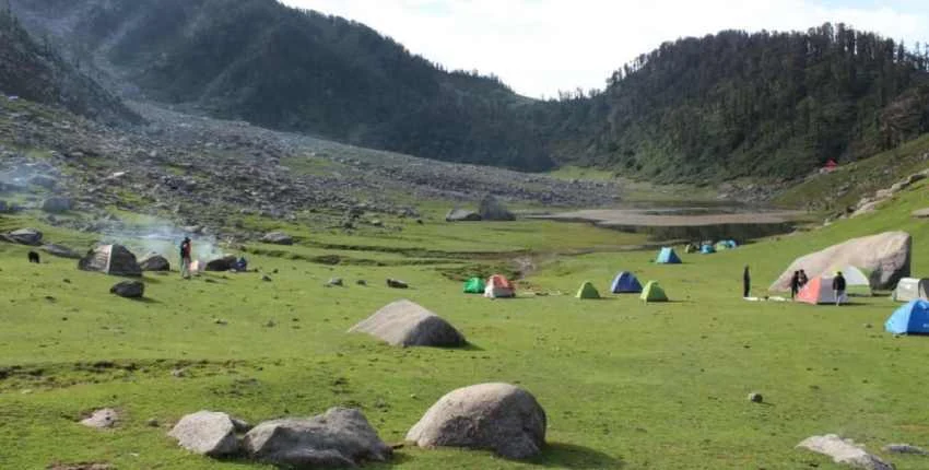 Campsites near the lake