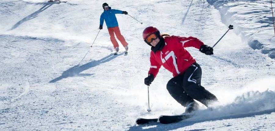 Skiing in Solang Valley