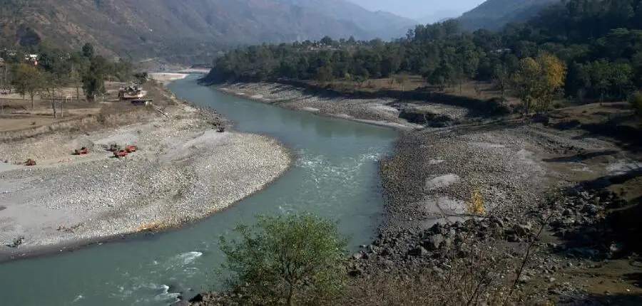 The Sutlej River in Shimla