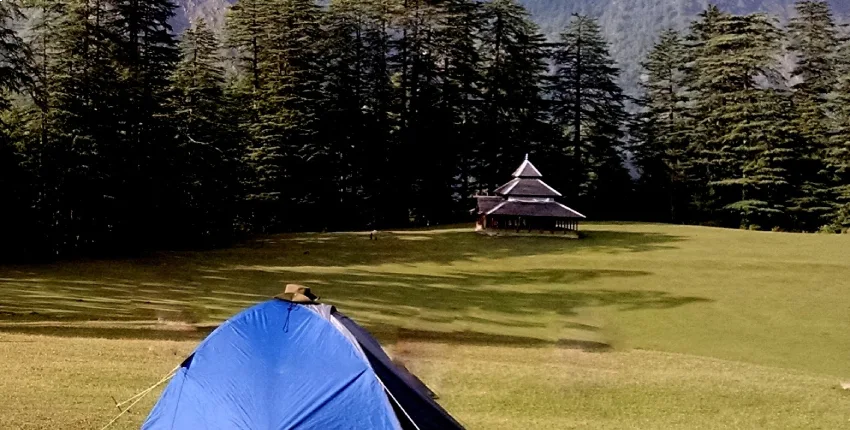 Camping In Sainj valley