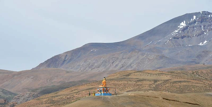 Buddha Statue at Langza village