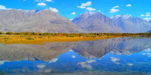 weather and geography at Nubra Valley