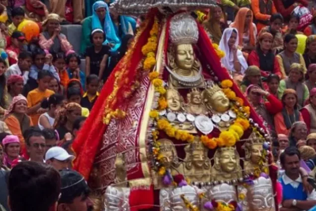 Hadimba Devi Temple amidst the lush Himalayan forest.