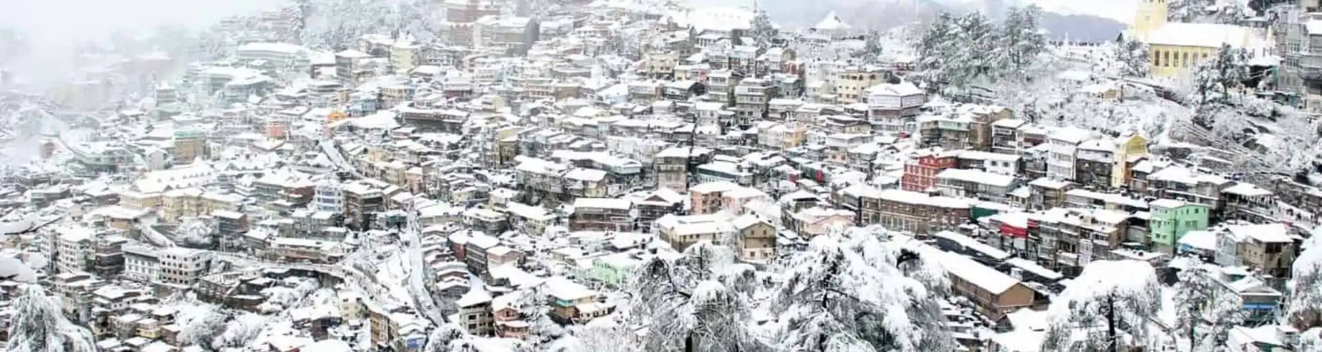 Snow Clad Shimla