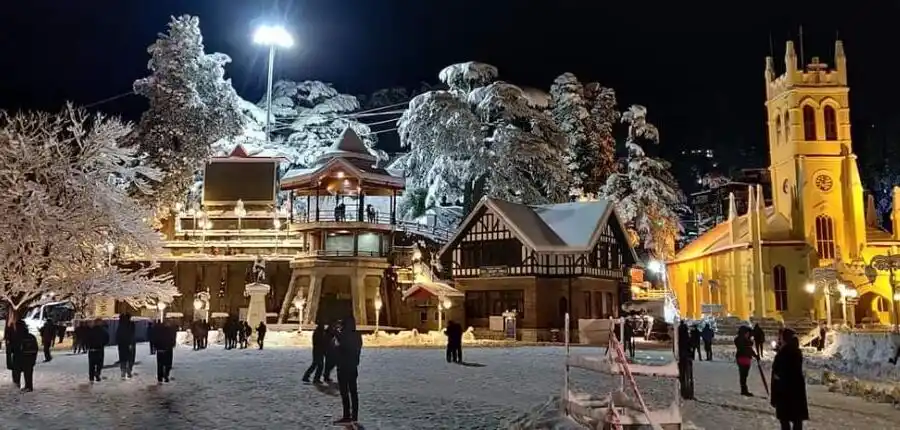 Shimla During Snowfall